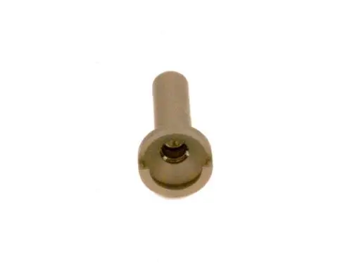 Bosch Zünddüse aus Metall, zylindrische Form mit einer Öffnung an der Spitze, auf weißem Hintergrund abgebildet.